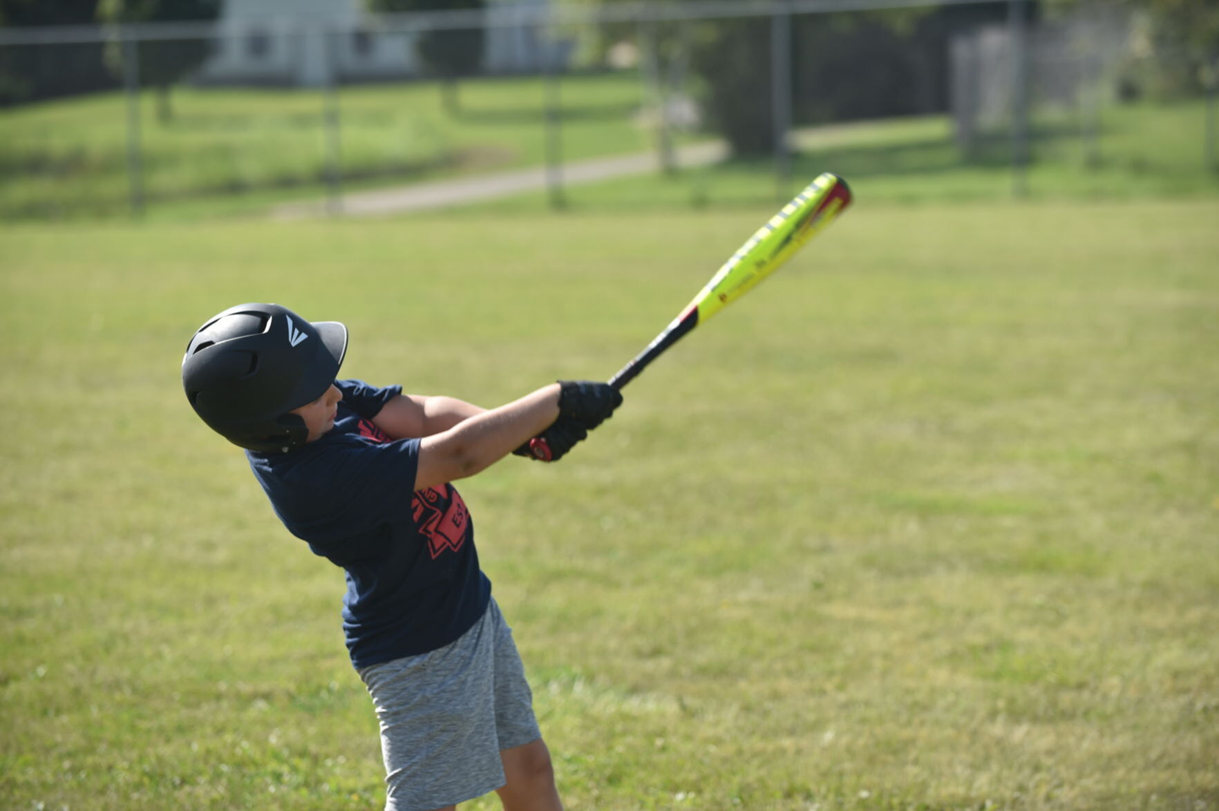 Jackson France takes a big swing